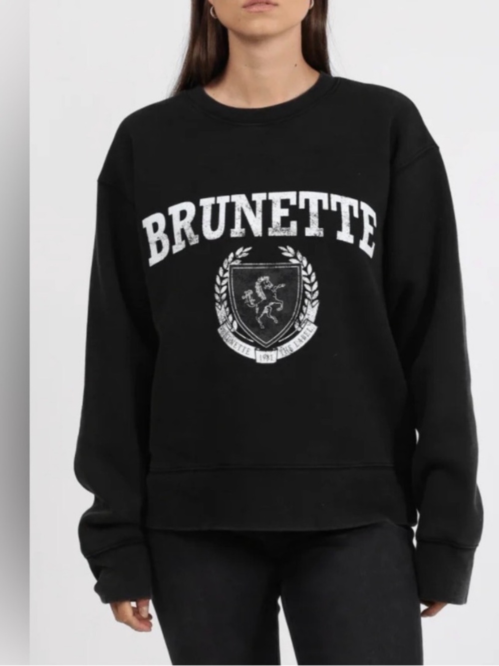 BRUNETTE THE LABEL Blonde Crewneck Sweatshirt